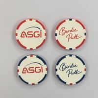 Marqueur de balle professionnel en ABS/céramique personnalisé avec logo sur mesure pour la vente en gros