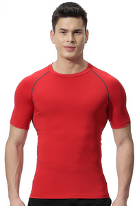 Camiseta de verano de secado rápido personalizada al por mayor, camiseta de manga corta de algodón/Spandex a cuadros, camisetas ecológicas para gimnasio - Product Image 6
