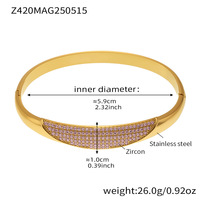 18K Or Couleur Dubaï Bracelets Mince Femmes Bracelet Bracelets Plein Cristal Maroc Bijoux De Mariage Mariée