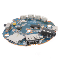Nouvelle carte amplificateur audio PCBA multifonctionnelle 3,7-5V avec récepteur BT, décodeur MP3, module électronique