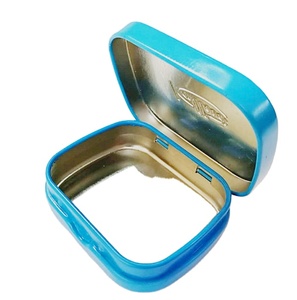 custom rectangular printing metal tin candy packing box