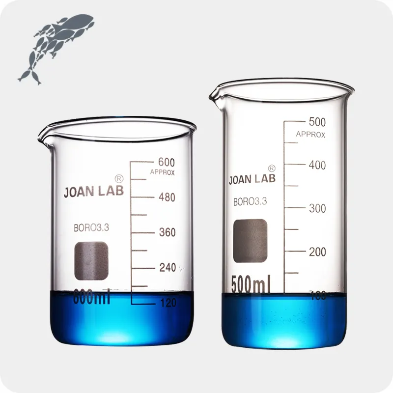 Joan de laboratorio de alta calidad de vidrio Pyrex borosilicato de vaso de vidrio