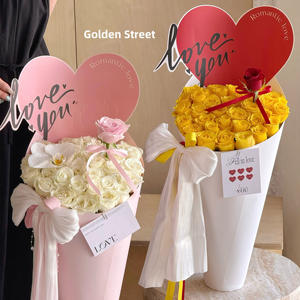 2025 Neuankömmling 73*73cm Kraft papier in Sonderform Blumenstrauß-Geschenk papier für Florist Wrapper - Product Image 3