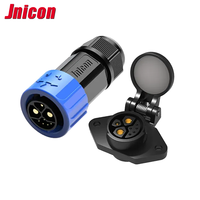 Connecteur étanche pour vélo Jnicon M23 8 broches, connecteur électrique à verrouillage par pression 50A pour moto électrique, certifié TUV/UL/CE