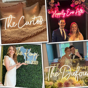 맞춤형 LED 네온사인 로고, 야외 광고 바 파티 장식용 벽걸이 네온 라이트 - Product Image 4