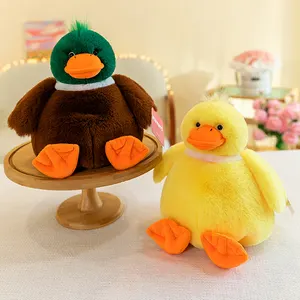 हॉट सेलिंग क्रिएटिव खिलौने-बेल्ट वाले बतख जन्मदिन उपहार प्यारा पशु बतख जानवर के खिलौने