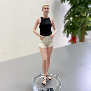 Ultrarealistische <span class=keywords><strong>3D</strong></span>-Porträtpuppe aus Kunstharz nach SLM-Technologie im Auftrag, Vollfarbdruck mit hoher Präzision als exklusives Geschenk - Product Image 2