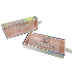 <span class=keywords><strong>Caja</strong></span> de almacenamiento de pestañas de simulación con cajón de polvo magnético dorado para herramientas de maquillaje de Color mágico <span class=keywords><strong>caja</strong></span> de maquillaje impresa de laminación mate - Product Image 5