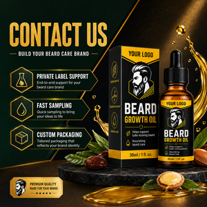 Premium Men <b>Beard</b> <b>Care</b> Improve Rough Dry <b>Beard</b> Promote Growth Nourish Hair Follicles Natural Plant Extracts Men <b>Beard</b> Growth Oil - Product Image 4