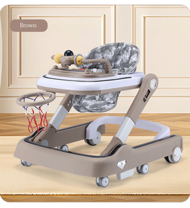 Andador <span class=keywords><strong>para</strong></span> Bebés 3 en 1, Plegable, con Bandeja Musical de Plástico, <span class=keywords><strong>para</strong></span> Aprendizaje y Entrenamiento, con Ruedas - Product Image 6