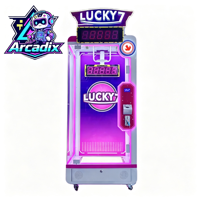 Arcadix Coin Operated Time Stop Prize Machine Lucky 7 Arcade Game Machine Gift Vending Machine for Shopping Mall Game Center