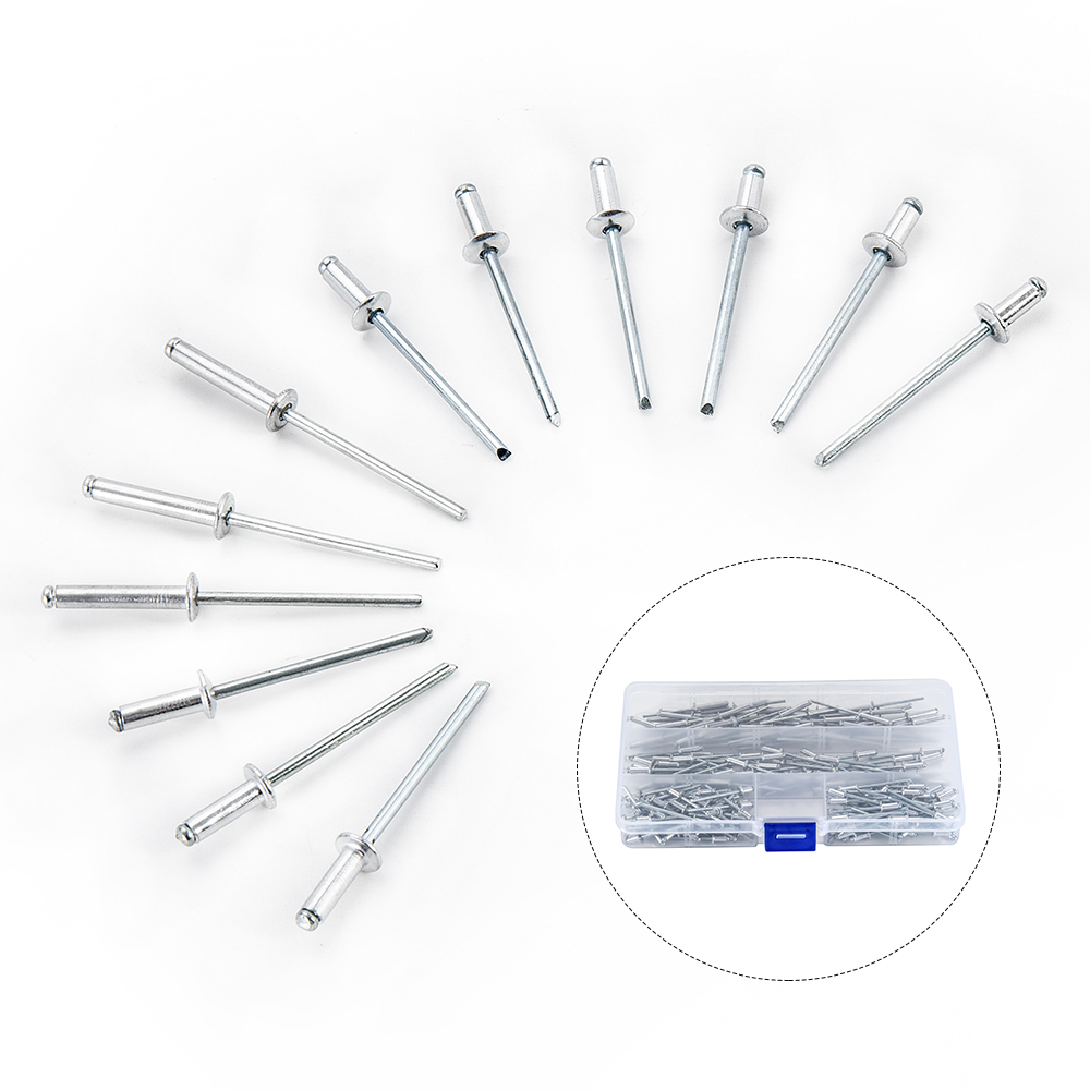 Прочные алюминиевые купольные заклепки с открытой головкой из нержавеющей стали