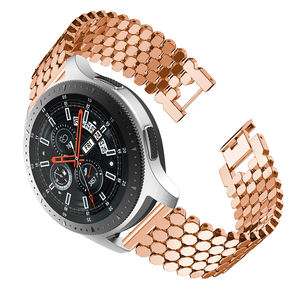 Bracelet de 22mm pour <span class=keywords><strong>Samsung</strong></span> <span class=keywords><strong>Gear</strong></span> S3 Classic/S3, Bracelet en alliage pour <span class=keywords><strong>Samsung</strong></span> Galaxy Watch 46mm - Product Image 5