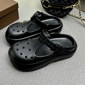 Sandalias de Playa para Mujer, Punta Cerrada, Verano, Parte Superior de EVA, Entresuela de PVC, Suela Antideslizante, Resistentes al Desgaste, Uso Interior/Exterior - Product Image 3