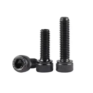 Cup Head Hexagon Socket Screw DIN912 M8 -M14 Bolts And Nut Black Hexagon Socket Screw Hexagon Rivet Nut Bolt And Nut