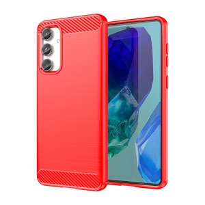 Para Samsung Galaxy XCover7 Pro/6 Pro/Note10/Note9/8 suave TPU fibra de carbono cepillado resistente protección a prueba de golpes <span class=keywords><strong>funda</strong></span> para teléfono móvil - Product Image 1