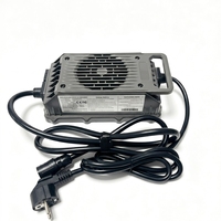 Chargeur LiFePO4 optimisé 58,4 V 18 A LNLEE, source d'alimentation haute performance pour chariot de golf 48 V 16S et camping-car