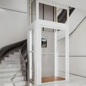 Lift vakum dalam ruangan Lift Lift Lift Lift Lift pasar swalayan lantai Elevator2-4 baja tahan karat penggunaan rumahan - Product Image 2