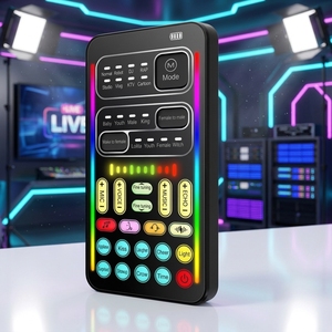 Dispositif de modification vocale <span class=keywords><strong>en</strong></span> temps réel à prix abordable, type C, pour smartphone, ordinateur portable, tablette, mini carte de modification sonore I9 - Product Image 1