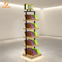 Exhibidor Metálico en Forma de Escalera para Teléfonos Celulares, Estante para Accesorios de Telefonía y Electrónica para Tiendas, para Computadoras Portátiles