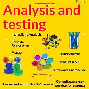 Essai de résistance au jaunissement des fibres synthétiques plastiques, analyse de composition, formule, test de restauration des matériaux, analyse physico-chimique - Product Image 3
