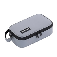 Organisateur de câbles léger en cuir, boîte de rangement numérique multifonctionnelle portable, sac de rangement pour disque dur mobile, chargeur de téléphone