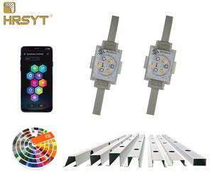Hrsyt dc48v क्रिसमस बाहरी छुट्टी प्रकाश के साथ बिंदु प्रकाश ip68 वाटरप्रूफ स्थायी बाहरी प्रकाश एल्यूमीनियम ट्रैक के साथ - Product Image 1