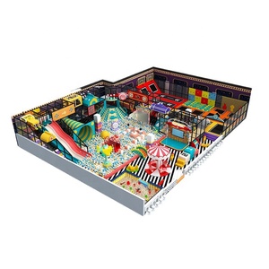 Création d'un château <span class=keywords><strong>de</strong></span> jeu intérieur amusant et ludique pour enfants avec des équipements <span class=keywords><strong>de</strong></span> jeu interactifs, vente directe d'usine, qualité garantie - Product Image 1