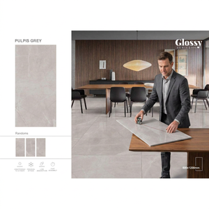 Modern Glossy Porcelain Tiles 24x48 Inch Polished Floor <b>Wall</b> for Luxury Interiors - Product Image 5