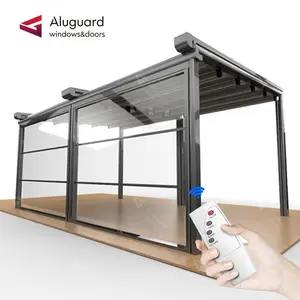 <span class=keywords><strong>Fenêtre</strong></span> coulissante verticale en aluminium pour balcon, <span class=keywords><strong>fenêtre</strong></span> à glissières, télécommande électrique, intelligente, automatique haute et basse - Product Image 1