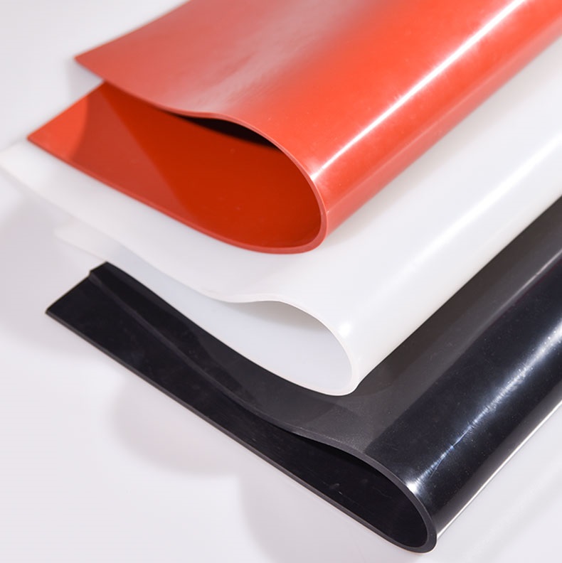 Customized Black Red White Heat Resistance Silicone Rubber Membrane Sheet