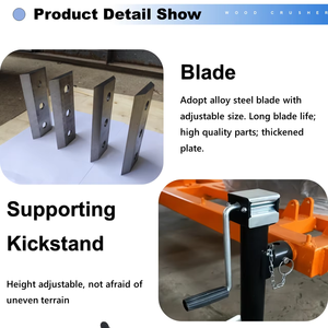 Chất lượng tuyệt vời vermeer WC 10 30HP vít gỗ chipper Máy gỗ chipper shredders cho công nghiệp - Product Image 6