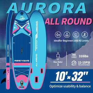 Ridewave mới Aurora loạt Drop Stitch <span class=keywords><strong>sup</strong></span> Inflatable supboard đứng lên mái chèo bảng ván lướt sóng <span class=keywords><strong>sup</strong></span> câu cá paddleboard - Product Image 2
