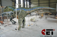 Costume de dinosaure Velociraptor réaliste et imperméable, pour le monde des dinosaures, les parcs à thème et les aires de jeux