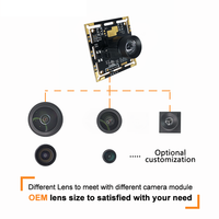 Mini capteur CMOS OV2312, taille du capteur 1/2.9'', 2MP, 60FPS, H.264, module de caméra USB2.0 haute vitesse pour la reconnaissance des plaques d'immatriculation