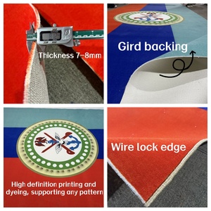 Luxury Polyester Tufted Machine Made Cut Pile Jacquard High Pile Non-Slip Stain Resistant Carpet for Banquet Hall Home Prayer - Product Image 6