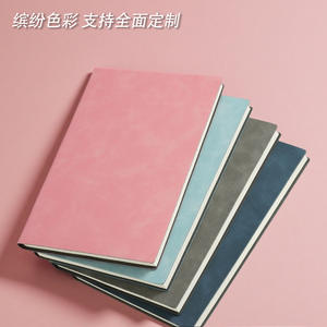 Carnet de croquis créatif en cuir A5 80gsm, reliure sans fil parfaite, carnet de dessin rouge, journal, agenda - Product Image 4