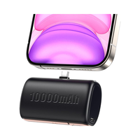 Batería Externa USB-C Mini Plug-in de 10000 mAh de Alta Capacidad, Diseño Ultracompacto, Carga Rápida de 22.5W, Sin Cables