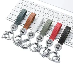 Wholesale Keychains Leather Customized Car Logos Universal Keychain Car Pendants Custom Car Keychain