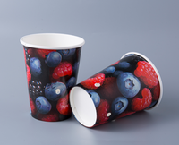 12oz 18oz 20oz Fruit Papieren Schaal Fruit Papieren Bakje met gaten voor Blauwe Bessen