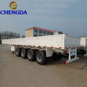 Nuevo Semirremolque de Carga de Plataforma de 40 pies, 3 Ejes, 60 Toneladas, con Neumáticos 12R22.5, Modelo 2026 - Product Image 1