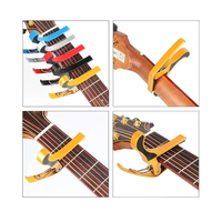 Universal Guitarra Tuning Clamp Key Metal Large Grasp Guitar Capo for Acoustic Folk & Classical Guitars