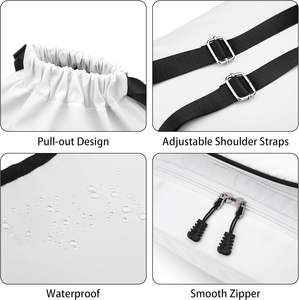 Mochila de bádminton con logotipo personalizado, bolsa de tenis, bolsa de lucha libre con compartimento para zapatos, impermeable, deportes, Pickleball, paletas, bolsas para raquetas - Product Image 3