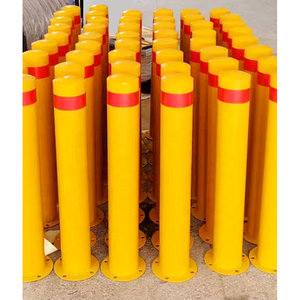 交通安全金属コラム固定警告コラム交通安全バリア反射式駐車障壁ポスト安全ボラード警告ポスト - Product Image 2