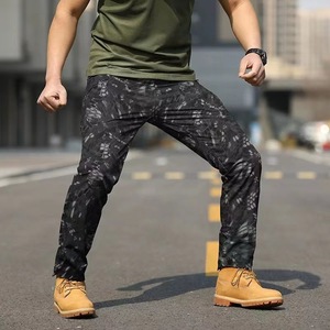 Pantalones Cargo Tácticos para Hombre, Impermeables, Resistentes al Viento, Elásticos, para Senderismo, Caza, <span class=keywords><strong>Trabajo</strong></span>, Casuales, con Múltiples Bolsillos y Cierre de Cremallera - Product Image 5