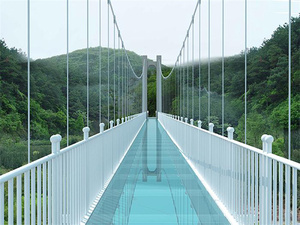 Nhà máy Kết Cấu Thép nhịp lớn Kết Cấu Thép mạ kẽm cầu cầu vượt thang máy giàn thép cho người đi bộ - Product Image 2