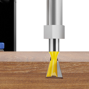 Bộ định tuyến chế biến gỗ bit 1/2 & 12 tay cầm dovetail khắc dao cắt tuôn ra & dao khía ODM tùy chỉnh - Product Image 4