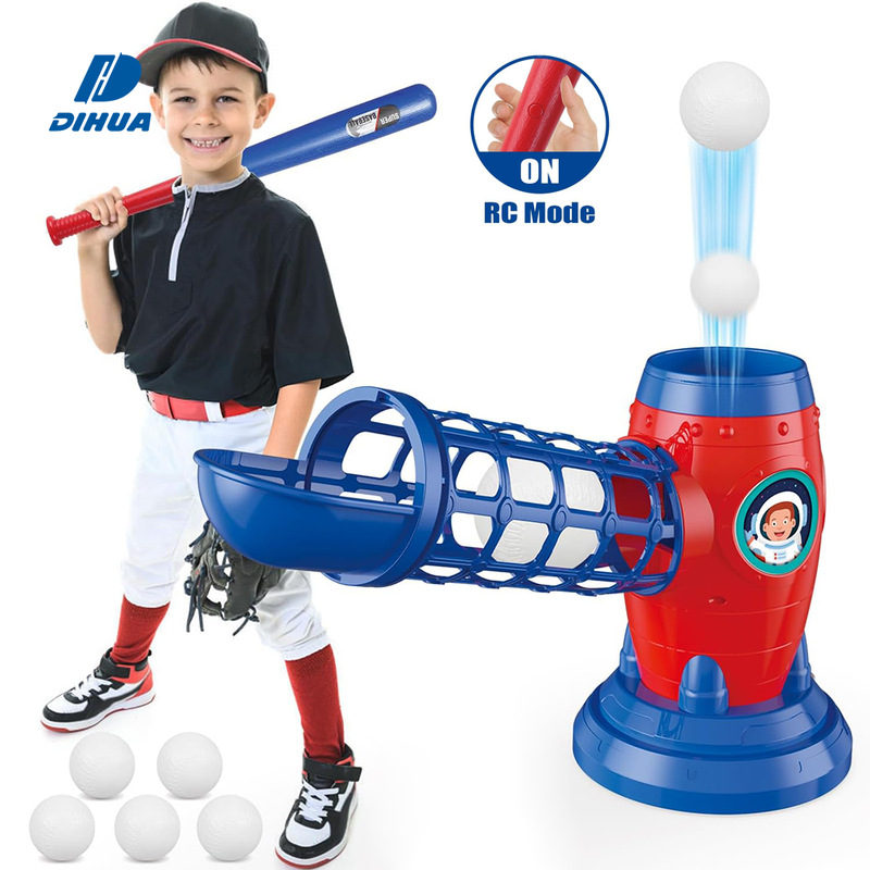 Remote Control Plastic Baseball Pitching Machine