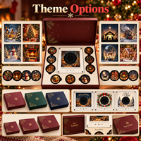 Boîte cadeau de Noël NFC en gros avec chansons de fêtes et disques de collection pour souvenirs de mariage et anniversaire, packs cadeaux