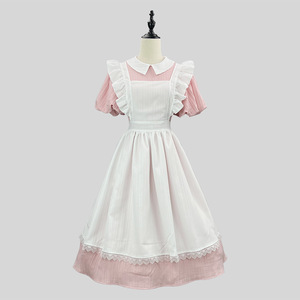 Classic Japanese Maid Costume Pink Cosplay Outfit For Anime Role Play Spring 2025 - Product Image 1